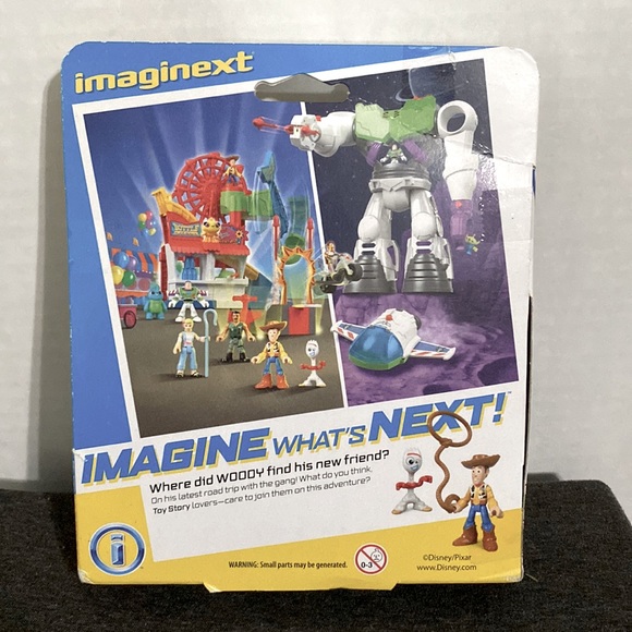 💥NEW💥Disney Pixar Toy Story 4: Forky & Woody - Picture 2 of 2